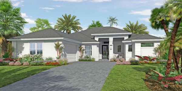 New construction Single-Family house 5697 Bent Pine Sq, Vero Beach, FL 32967 plan Tavvo - image