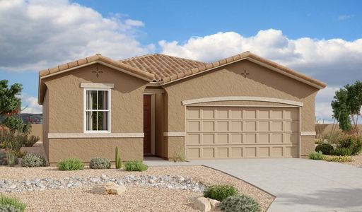 New construction Single-Family house 6677 W Highbank Ln, Tucson, AZ 85757 plan Peridot - image