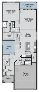 New construction  house 1408 Grove Pond Rd, Forney, TX 75126 plan The Tucker - image