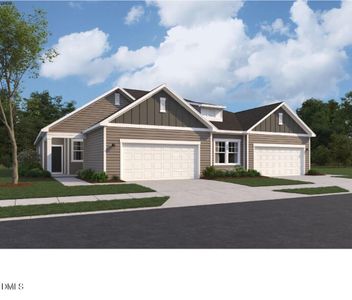 New construction Duplex house 845 Hanford Landing Dr, Graham, NC 27253 plan Everest - image