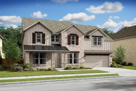 New construction Single-Family house 1283 Butterfly Dale Dr, Lavon, TX 75166 plan Mykonos - image
