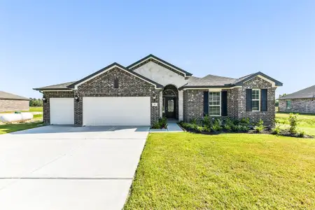 New construction Single-Family house 381 Barton Place Dr, Cleveland, TX 77327 plan The Adams - image