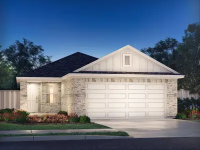 New construction Single-Family house 104 Rivendale St, Liberty Hill, TX 78642 plan The Teton (320) - image