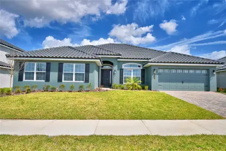 New construction Single-Family house 5214 Tennessee Ridge Ct, Auburndale, FL 33823 plan 3000 - image