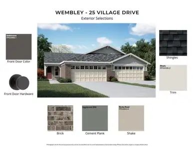 New construction Townhouse house 25 Village Dr, Dawsonville, GA 30534 plan Wembley - image