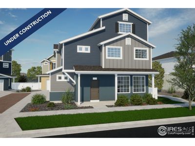 New construction Single-Family house 3433 Barkwood Dr, Johnstown, CO 80534 The Friesian- photo 0