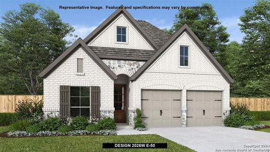 New construction Single-Family house 2630 Suncadia Lane, San Antonio, TX 78245 Design 2026W- photo 0