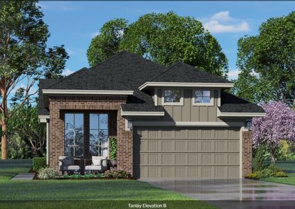 New construction Single-Family house 26273 E Outrider Banks Cir, Montgomery, TX 77316 plan Tanlay – Chateau Collection - image