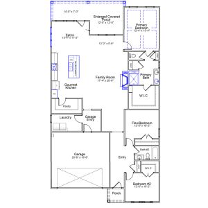 New construction Single-Family house 2004 Creekview Dr, Anderson, SC 29621 plan Hunter - image