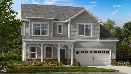 New construction Single-Family house 113 Diamond Bluff Lane, Holly Springs, NC 27540 Wayland- photo 0