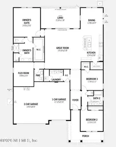 New construction Single-Family house 228 Orangedale Cir, St. Johns, FL 32259 plan Saratoga - image