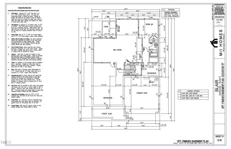 RAF 112 Blair D- Basement- Contract File