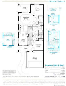 New construction Duplex house 2618 Paradise Plum Dr, Sarasota, FL 34240 plan Crystal Sand 2 - image 5