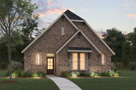 New construction Single-Family house 9301 Rolling Meadow Wy, Denton, TX 76207 plan Marigold - image