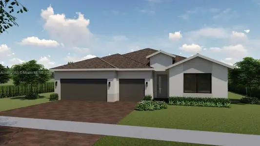 New construction Single-Family house 30676 Sw 192 Ave, Homestead, FL 33033 plan Camden - image