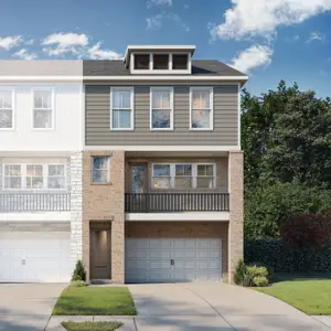 New construction Townhouse house 10320 Hwy 92, Woodstock, GA 30188 plan The Lane A - image