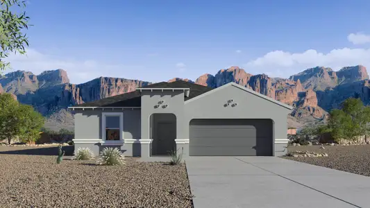 New construction Single-Family house 5746 E California Ct, San Tan Valley, AZ 85140 plan Cali - image