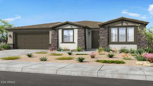 New construction Single-Family house 39005 N Maddox Rd, Queen Creek, AZ 85140 plan Sunrise - image