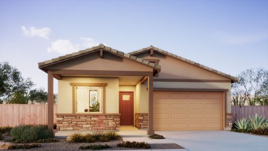New construction Single-Family house 7549 W Janusia Ln, Marana, AZ 85658 plan Copper - image