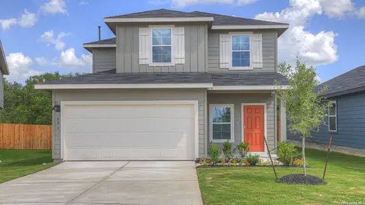 New construction Single-Family house 426 Gallaher Bnd, Maxwell, TX 78656 plan The Hannah - image