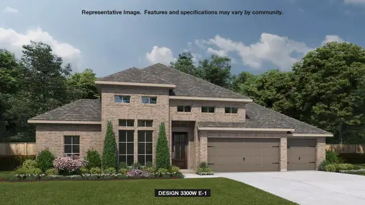 New construction Single-Family house 1256 Jolie Rose Bnd, Leander, TX 78641 plan 3300W - image