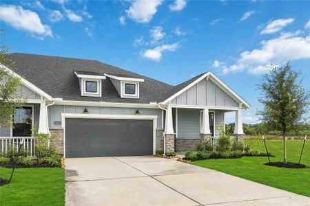 New construction Townhouse house 24150 Prairie Crabapple Ct, Katy, TX 77493 plan Reflection - image