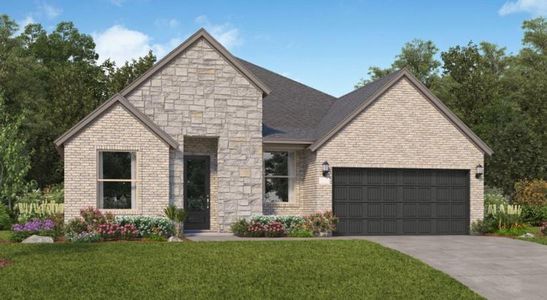 New construction Single-Family house 18002 Cana Mariage Ct, Conroe, TX 77302 Cantaron II- photo 0