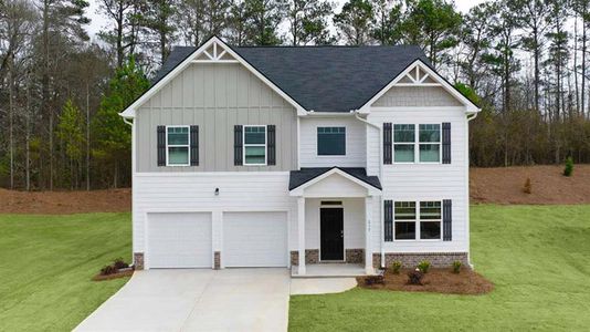 New construction Single-Family house 204 Friendship Oak Wy, Hampton, GA 30228 plan Packard - image