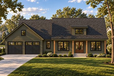 New construction Single-Family house 9008 Gentle Breeze Wy, Ooltewah, TN 37363 plan Meadow Stream - image