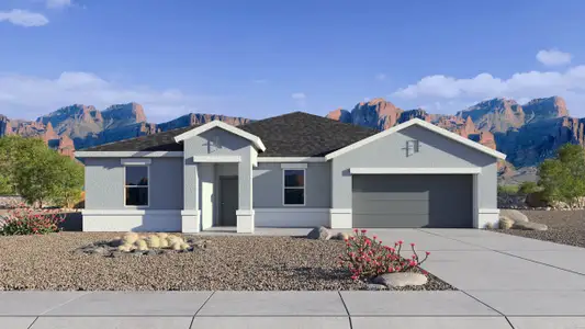 New construction Single-Family house 1594 E Currier Dr, Casa Grande, AZ 85122 plan Frisco - image