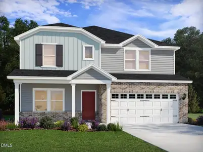 New construction Single-Family house 232 Marshrose Rd, Wendell, NC 27591 plan Sherwood - image