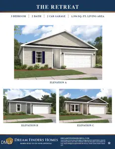 New construction Single-Family house 7061 Luke Ln, Castalia, NC 27816 plan Retreat - 17833 - image