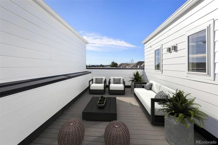 New construction Townhouse house 888 S Valentia St, Unit 102, Bldg 20, Denver, CO 80247 plan A - image