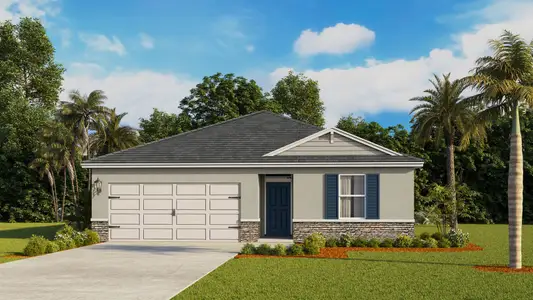 New construction Single-Family house 3614 Roden Rd, Haines City, FL 33844 plan ARCHER - image