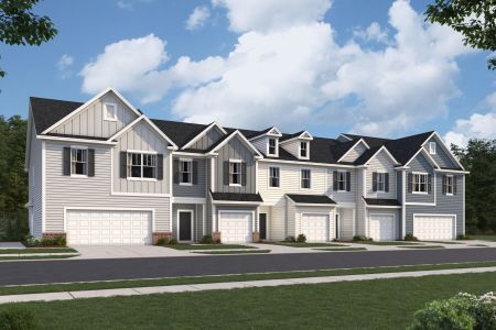 New construction Townhouse house 2218 Bright Shore St, Raleigh, NC 27610 plan Reynolds - End Home - image
