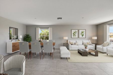 Open concept floorplan