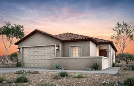 New construction Single-Family house 42965 W Peters Dr, Maricopa, AZ 85138 plan Marigold - image