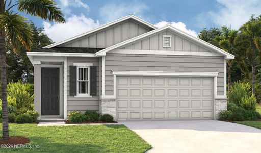 New construction Single-Family house 1063 Lightsey Crossing Lane, Saint Augustine, FL 32084 Fraser- photo 0