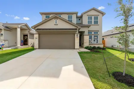 New construction Single-Family house 248 Ironshoe Trl, Liberty Hill, TX 78642 plan James 2424 S - image