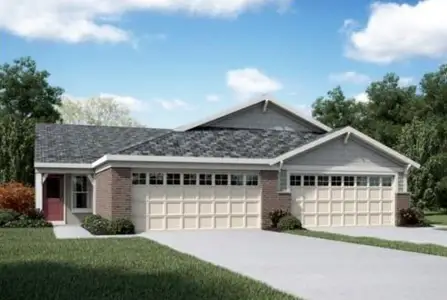 New construction Townhouse house 23 Gold Dust Dr, Unit 1-B, Dawsonville, GA 30534 Wembley- photo 0