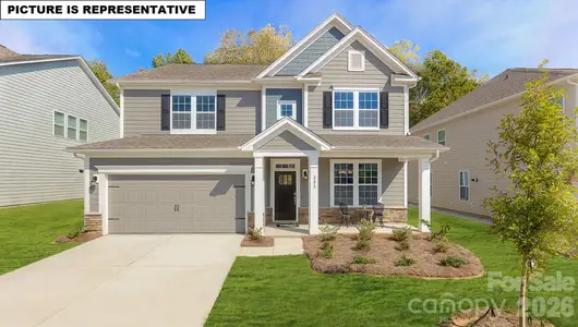 New construction Single-Family house 181 Asmodean Ln, Troutman, NC 28166 plan Hampshire - image