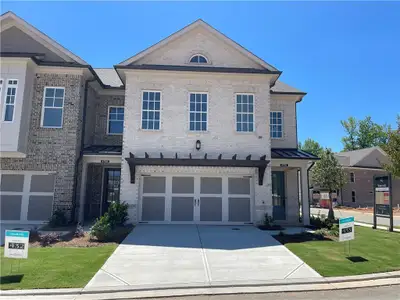 New construction Townhouse house 4708 Coleridge Ct, Unit 433, Peachtree Corners, GA 30092 plan The Ellington - image