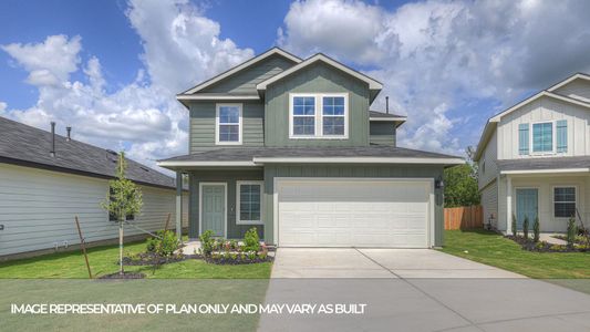 New construction Single-Family house 336 Bollinger Blvd, Maxwell, TX 78656 plan The Hannah - image