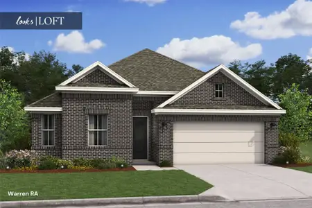 New construction Single-Family house 12103 Willow Way Ave, Mont Belvieu, TX 77535 plan Warren - image
