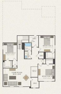 Pulte Homes, Caldwell floor plan