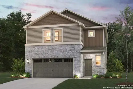 New construction Single-Family house 6526 Bufflehead Bnd, Leon Valley, TX 78240 plan Harper - 1952 - image