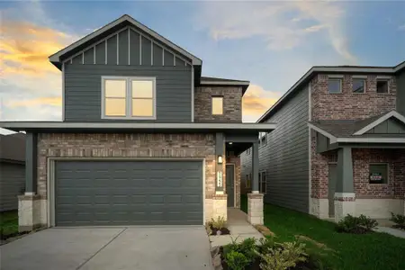 New construction Single-Family house 14123 Mellow Pine Ct, Houston, TX 77032 Brayden- photo 0