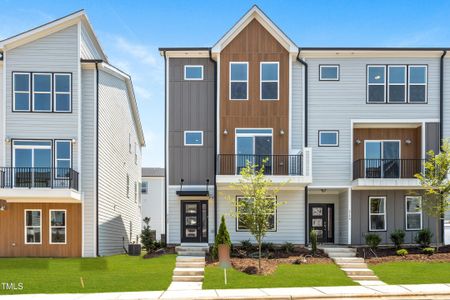 New construction Townhouse house 2132 Big Falls Drive, Wendell, NC 27591 Onwordi- photo 0