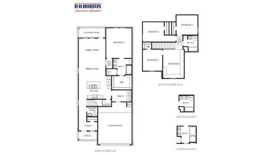 New construction Single-Family house 3055 Bloomsbury Terrace Dr, Fulshear, TX 77441 plan Hanna - X30H - image 4