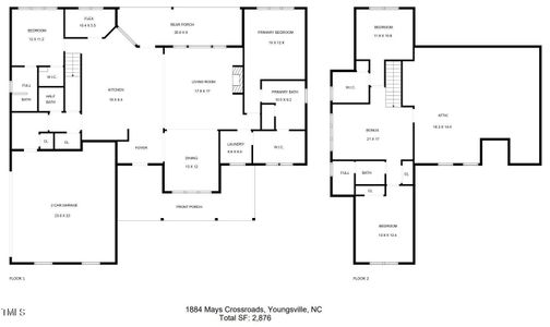 New construction Single-Family house 1884 Mays Crossroads Road, Louisburg, NC 27549 - photo 0